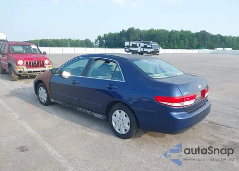 2004 Honda Accord 2.4 Lx из США, поврежденный, VIN 1HGCM56334A163470